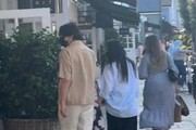 秦昊伊能静逛奥莱，穿拖鞋低调现身，网友：她看起来不到160